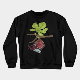 Fig Wasp with Tree Branch Crewneck Sweatshirt